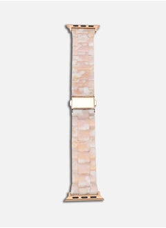 Haute Sauce Textured Acrylic Apple Watch Strap For Women | 42mm/44mm/45mm  - Image 4
