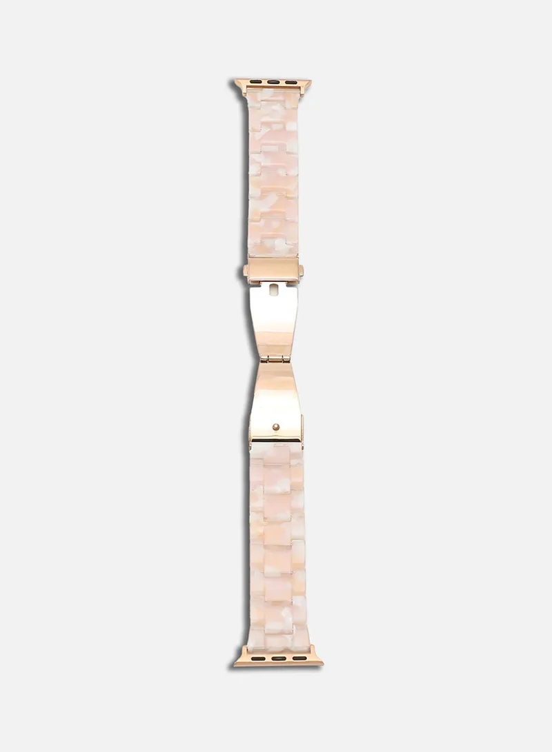 صوص هاوت سوار ساعة أبل انيقة من أكريليك للنساء | 42mm/44mm/45mm