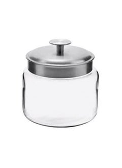 Anchor Hocking 64Oz Mini Montana Jar With Brushed Aluminium Metal Cover - pzsku/Z38B85F4F335BA7058D42Z/45/_/1663578916/5e9b439e-57d7-4181-941f-60c638c87557