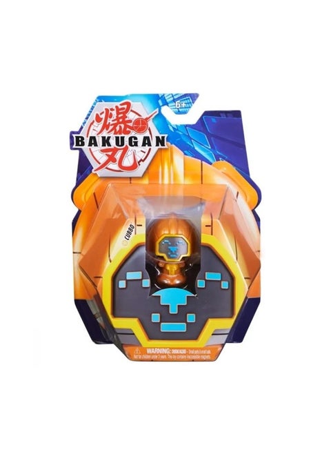 Bakugan Cubbo Figure Set. It Includes 1 Bakugan Figure, 2 Baku Cores, 1 Accessory, and 1 Character Card