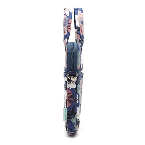 kayond Watercolor orchid Patten water resistant Laptop Shoulder Messenger Bag Case Sleeve for 14 Inch 14.1 Inch Laptop,Laptop Briefcase - Image 4