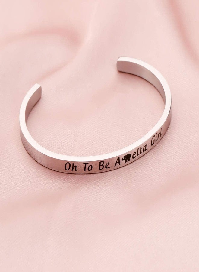 AKTAP D Sorority Gift D Inspired Elephant Bracelet Oh To Be A D-ta G Sorority Gift - Image 4