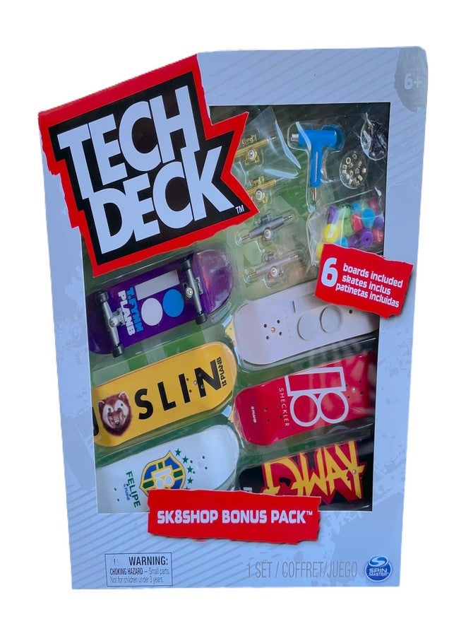 Tech Deck Sk8shop Bonus Pack Mini Finger Skateboard Multi (Plan B (Sk8shop Bonus Pack)) - Image 1