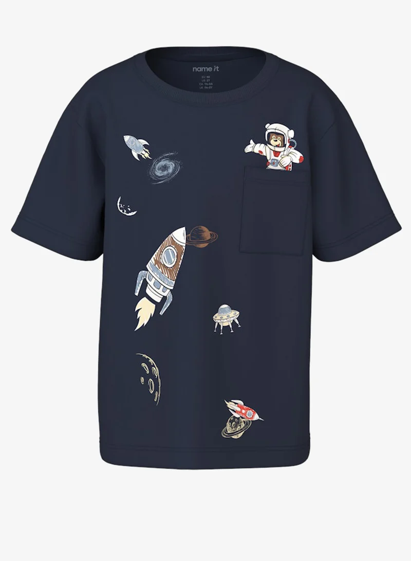 NAME IT Kids 2 Pack Of Crew Neck T-Shirt