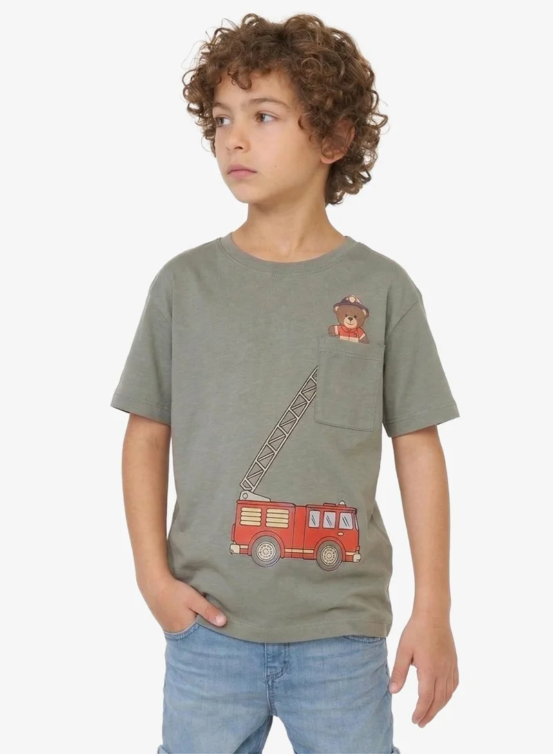 NAME IT Kids 2 Pack Of Crew Neck T-Shirt