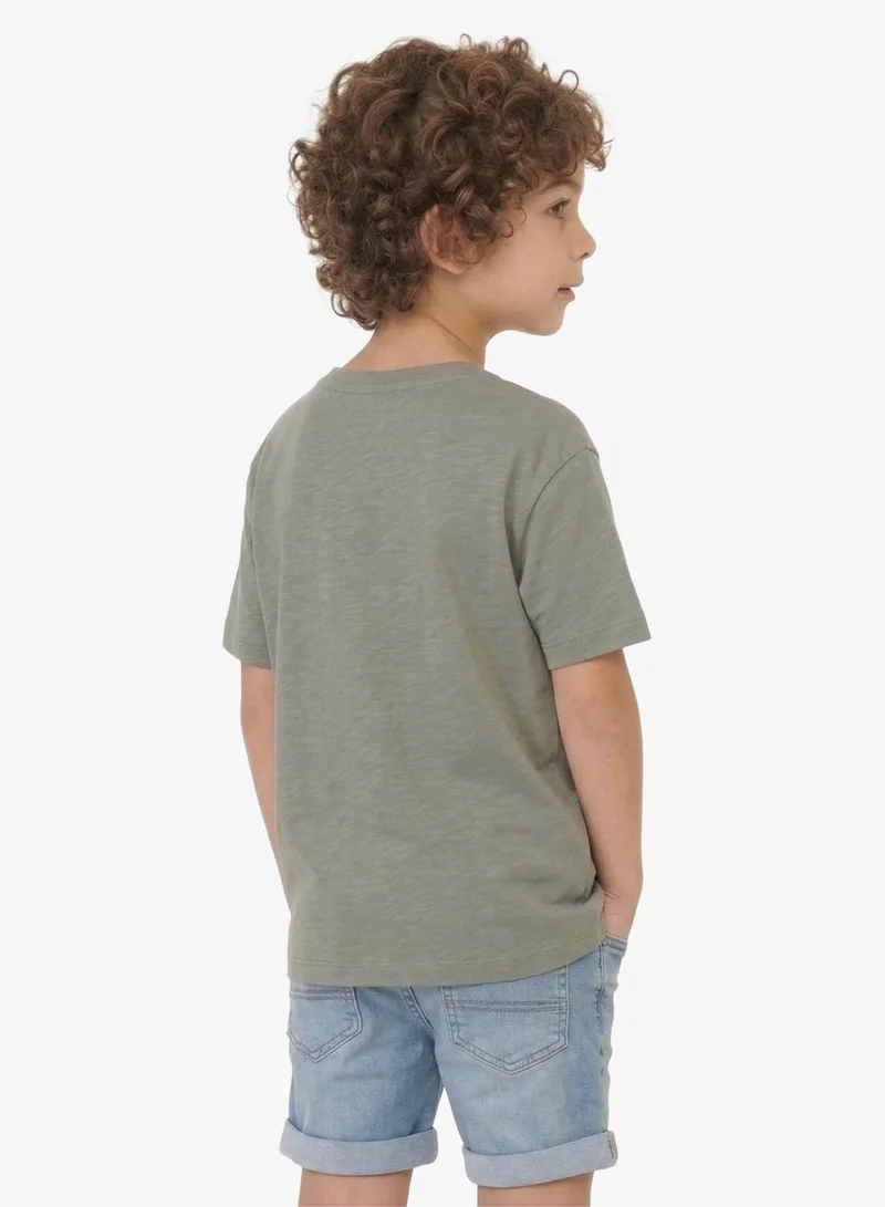 NAME IT Kids 2 Pack Of Crew Neck T-Shirt