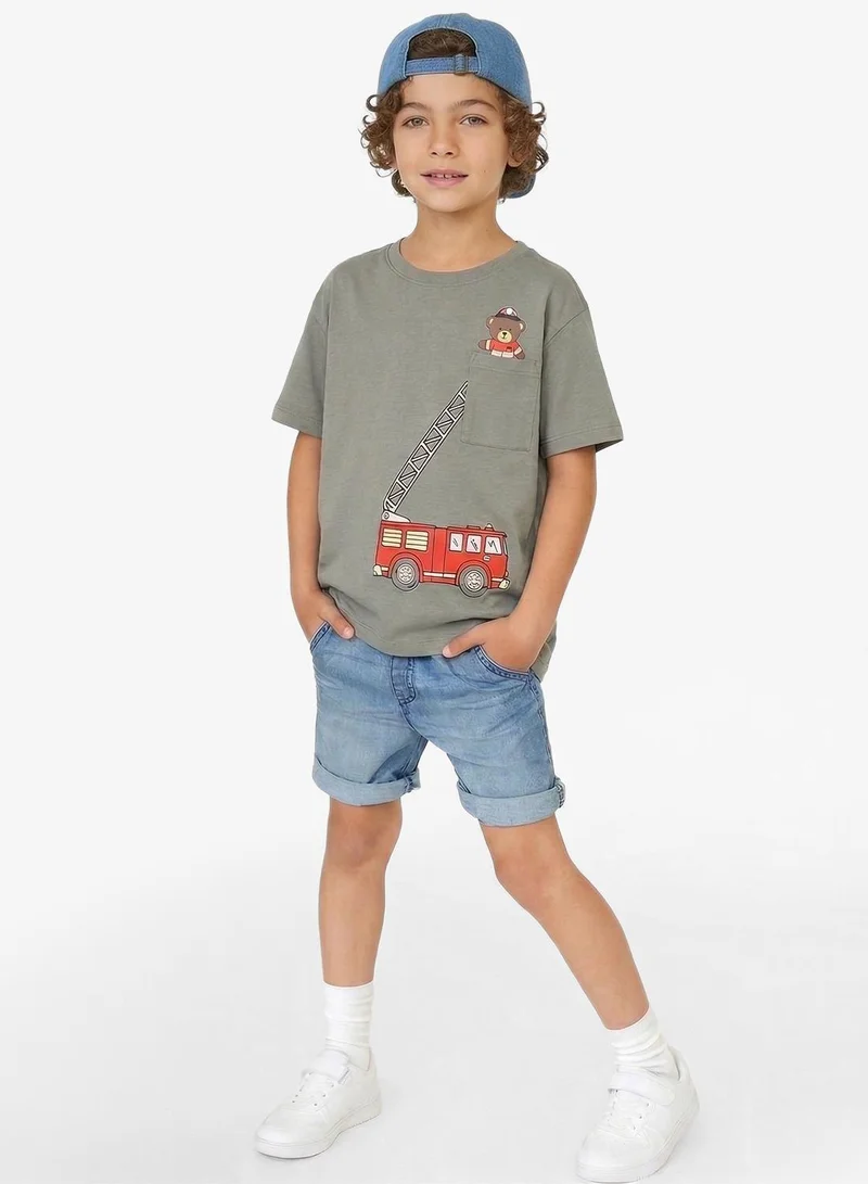 Name It  Kids 2 Pack Of Crew Neck T-Shirt for Men | Best Price UAE