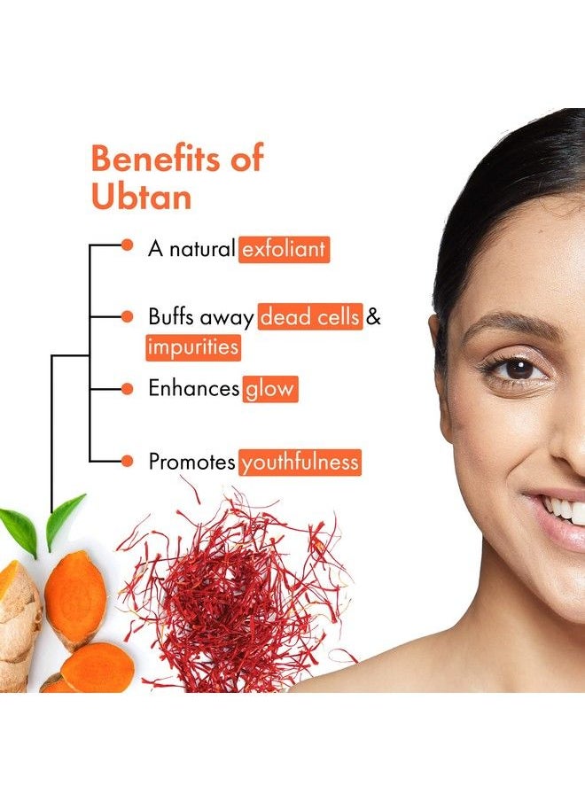 Good Vibes - Ubtan Insta Glow Light Day Cream 50 G ; Brightening Nourishing Hydrating Face Moisturizer For All Skin Types ; With Turmeric Saffron Vitamin B3 ; No Parabens Sulphates & Mineral Oil - Image 1