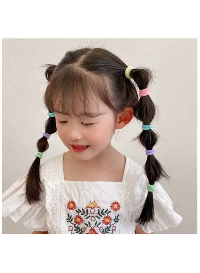 200 PCS Colorful Soft Mini Hair Ties Kit for Kids, Small Rubber Hair Bands Elastic Ponytail Holders Ties for Little Girl Hair Accessories - Image 5