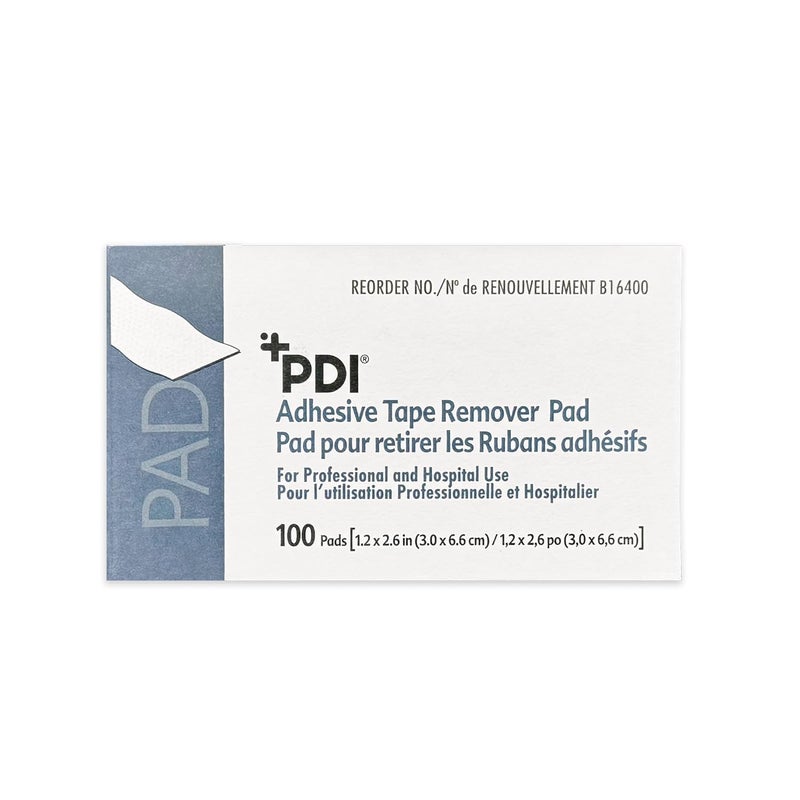 PDI Healthcare B16400 Adhesive Tape Remover Pad, 1.2" Width, 2.6" Length (Pack of 100) - Image 3