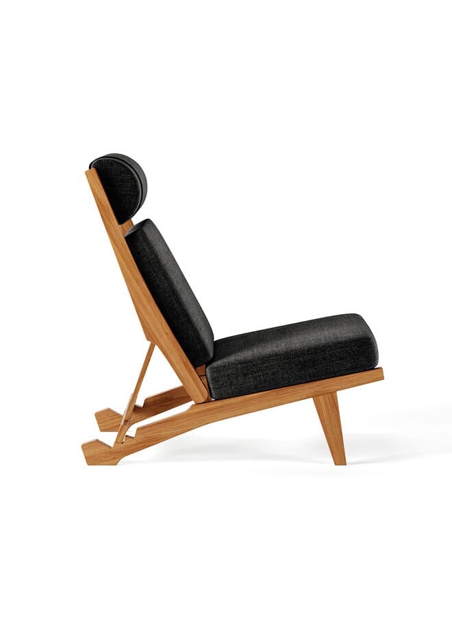 Woodz Legy Chair Dark Grey  - Image 4
