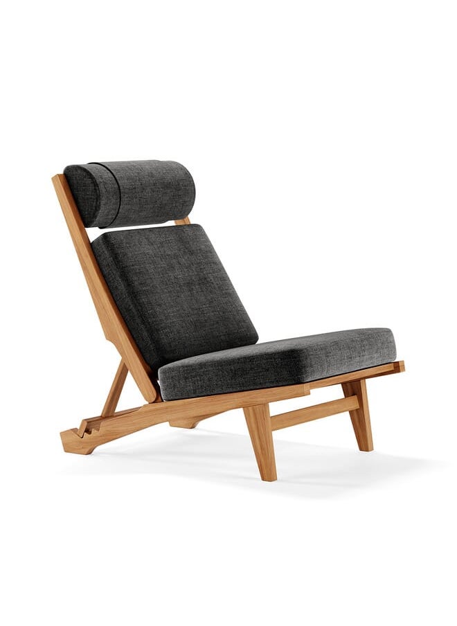 Woodz Legy Chair Dark Grey  - Image 1