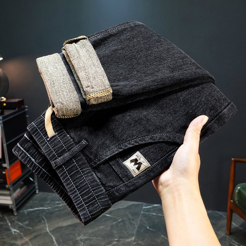 Unisex Classic Denim Jeans Loose Fit Daily Outdoor Wear - Image 1