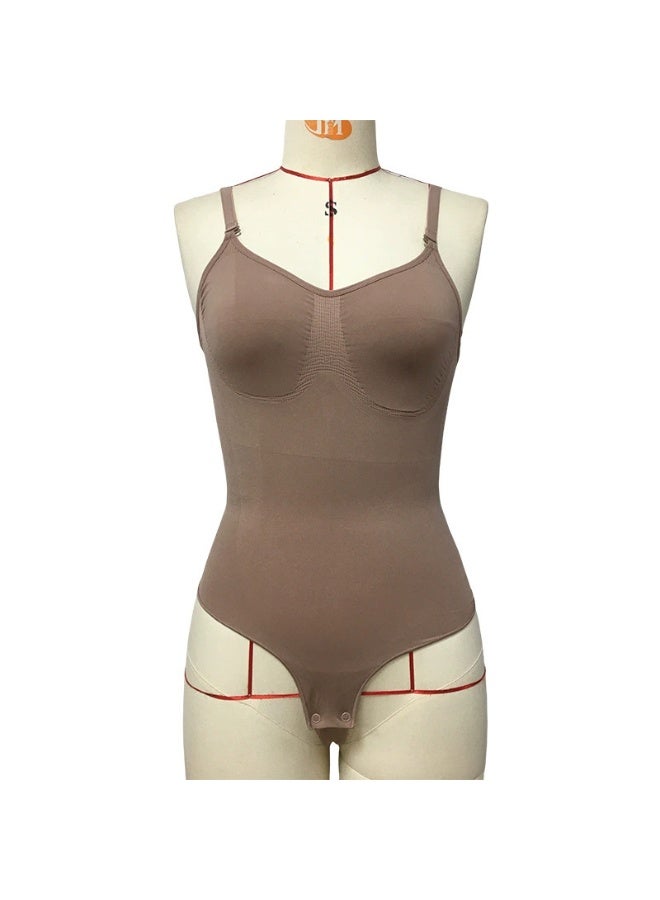 general SHAPERX Women's Seamless Shapewear Bodysuit Tummy Control Body Shaper Waist Snatching Body Suit - Image 1