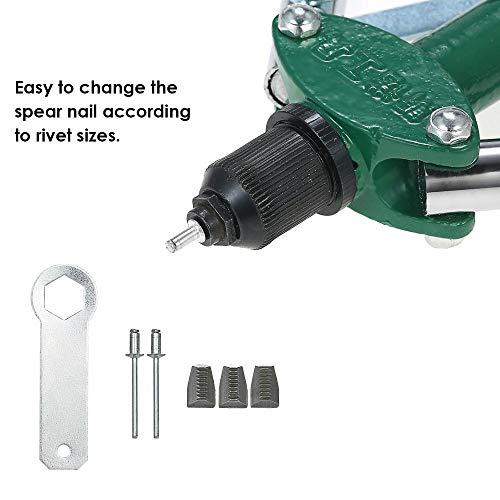 Inditrust 17 Inch Hand Rivet Gun Riveting Gun Manual Pull Rivet Pliers with 30 rivets - Image 3