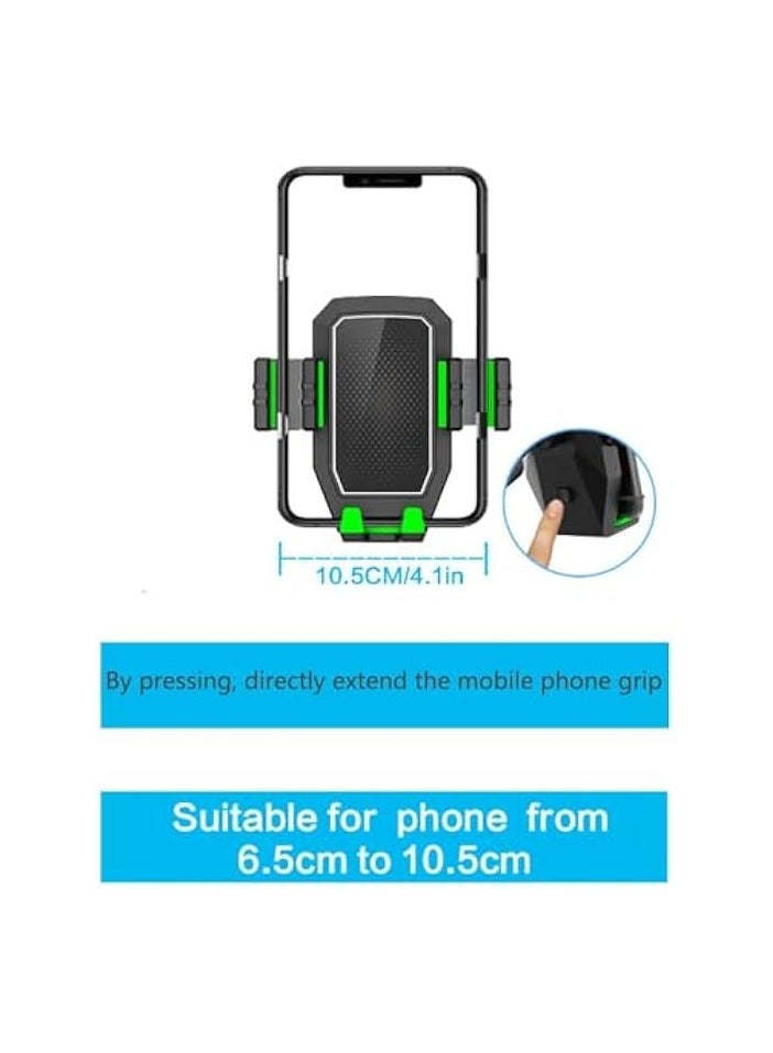 Green Tiger Car Cup Holder Phone Mount: Universal Auto Cell Phone Stand with Drink Expand Cup Holder for SUV | Automobile |Compatible with iPhone and Other Android Smartphone-Green - Image 5
