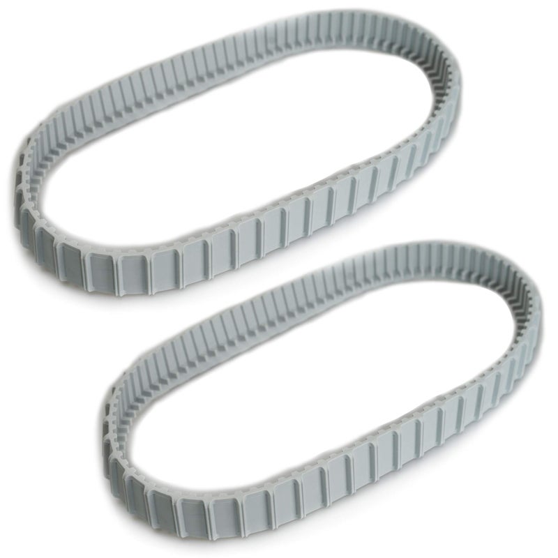 Calvana (2 Pack) Replacement Gray Tracks for Maytronics Dolphin Robotic Pool Cleaners with Part Number 9983152-R2 Dolphin Parts - Image 1