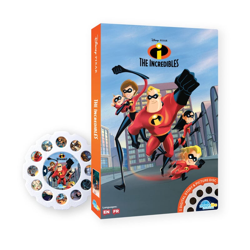 Moonlite Storytime Disney Pixar The Incredibles Storytime Disc A Magical Read Together Projector Sold Separately Digital Story w Sound FX Learning Gifts for Kids Ages 1 Year Up - Image 3