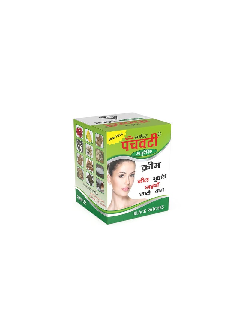 Panchvati Panchvati Herbals Face Cream, Anti Blemish, Anti Acne, Pimple Removal Cream For Acne Scars, Pigmentation, Glowing Skin For Men & Women - 10G  - Image 3