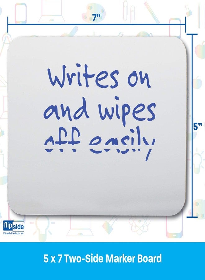 Flipside Products Dry Erase Board, One-Sided, 5" x 7", Pack of 12, (FLP15656-12) - Image 4