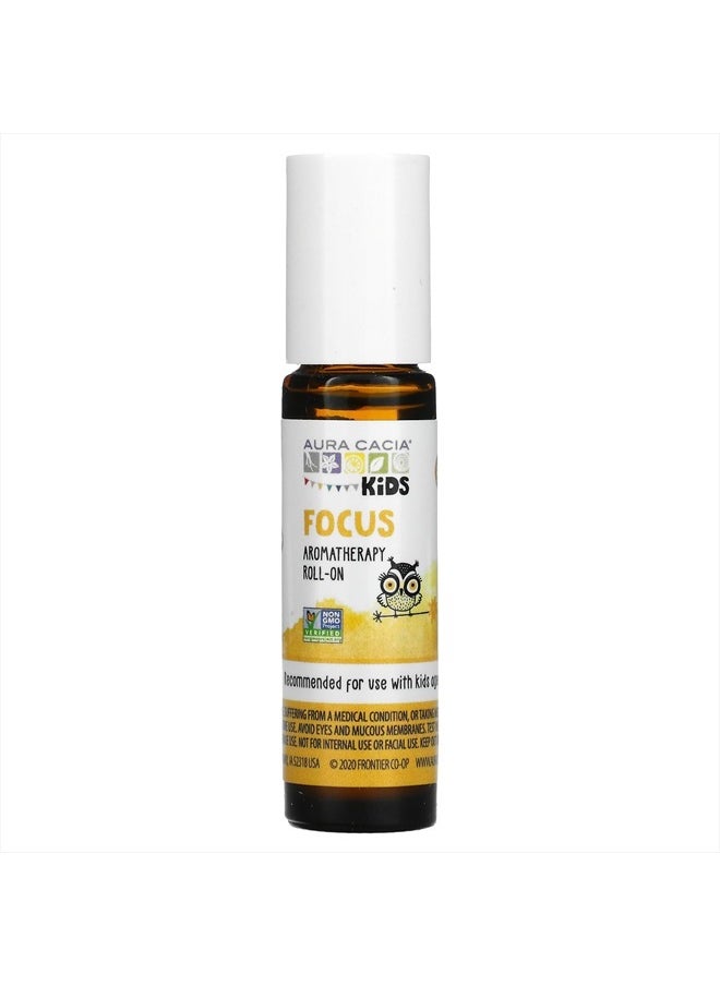 Aura Cacia AURA CACIA Kids Focus Aromatherapy Roll-On, 0.31 FZ  - Image 1