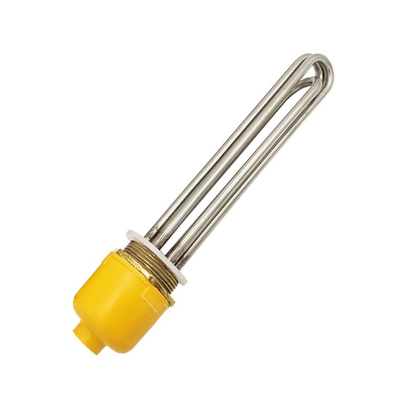 DN40 Copper Flanged Water Heating Element Electrical Immersion Heater 220V Boiler Tank Heater 3kw/4.5kw/6kw/9kw/12kw(3KW 200mm) - Image 2