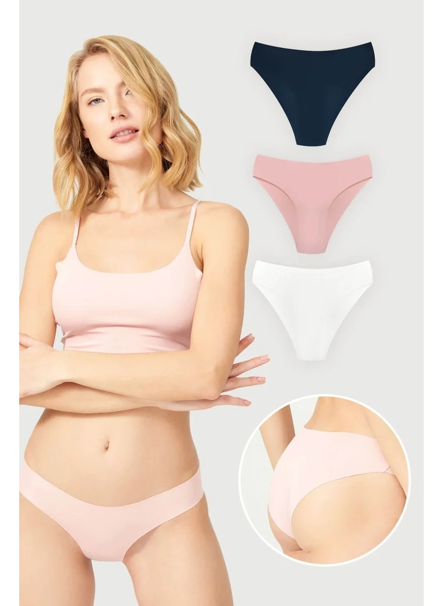 كوتن هيل Classic Basic Laser Cut Bikini Panties 3 Pack