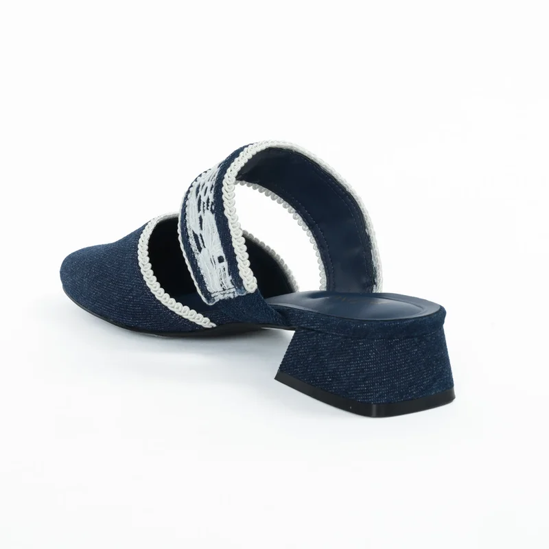 Milano BLUE SHAYDA Flat Shoes & Slip-ons for Women | Best Price UAE