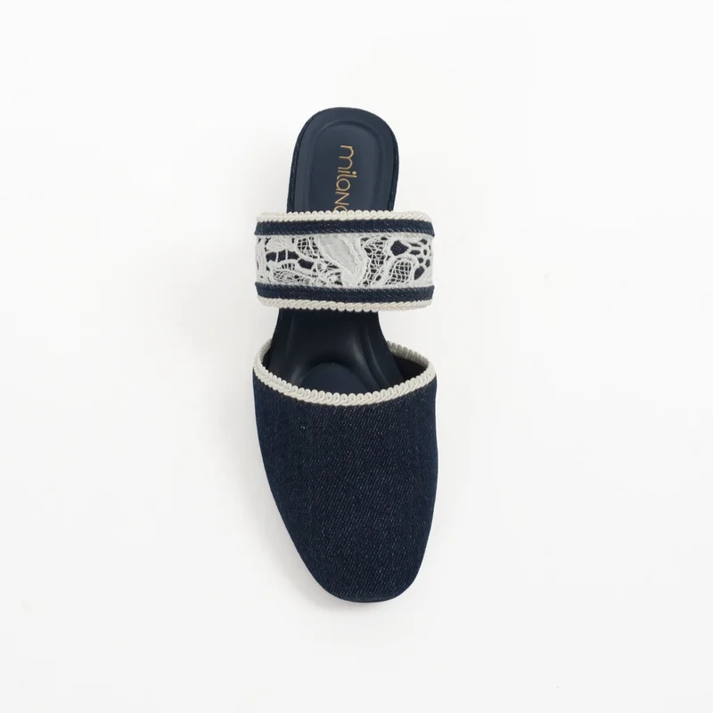 Milano BLUE SHAYDA Flat Shoes & Slip-ons for Women | Best Price UAE