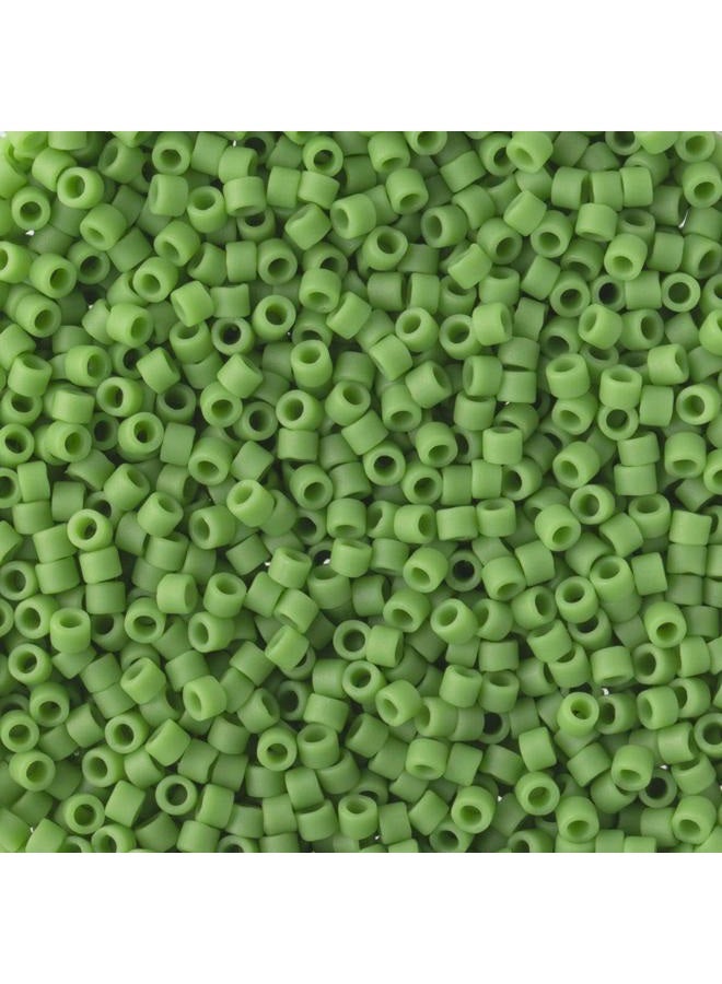 Miyuki Delica Seed Beads Bundle: Size 11/0, Green Turquoise Matte Opaque Palette Collection DB754, DB763, DB793-3 Tubes of 7.2 Grams ea - Image 3
