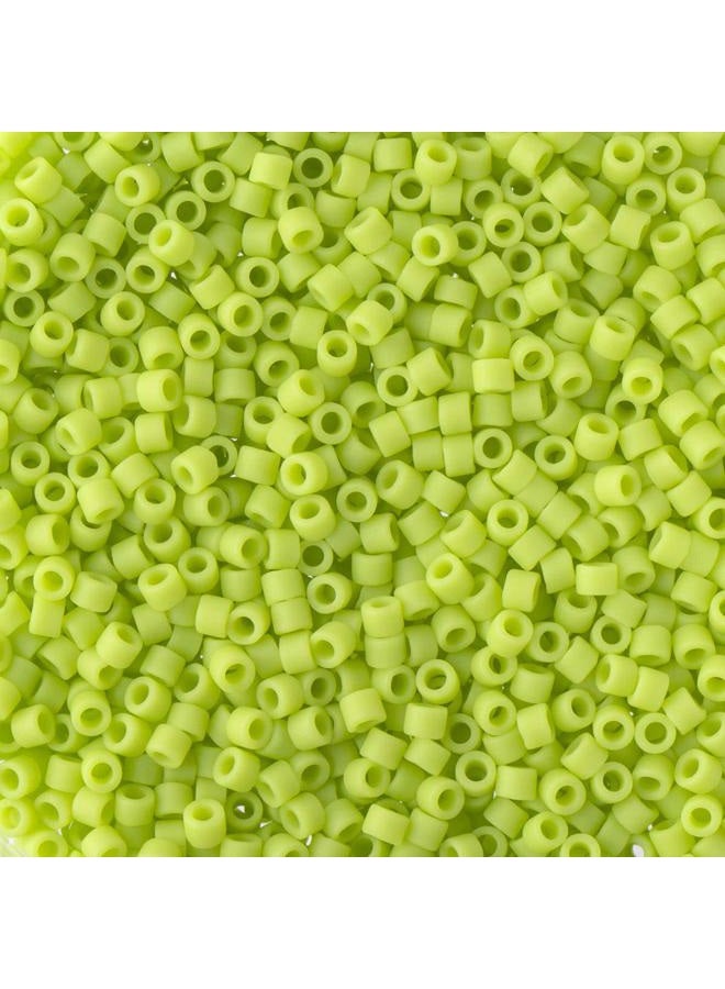 Miyuki Delica Seed Beads Bundle: Size 11/0, Green Turquoise Matte Opaque Palette Collection DB754, DB763, DB793-3 Tubes of 7.2 Grams ea - Image 2