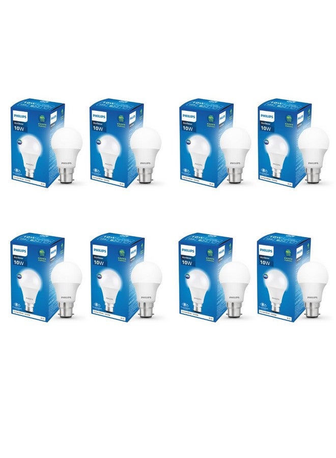 Philips Philips Ace Saver 10W B22 LED Bulb,900lm, Cool Day Light, Pack of 8 - Image 1