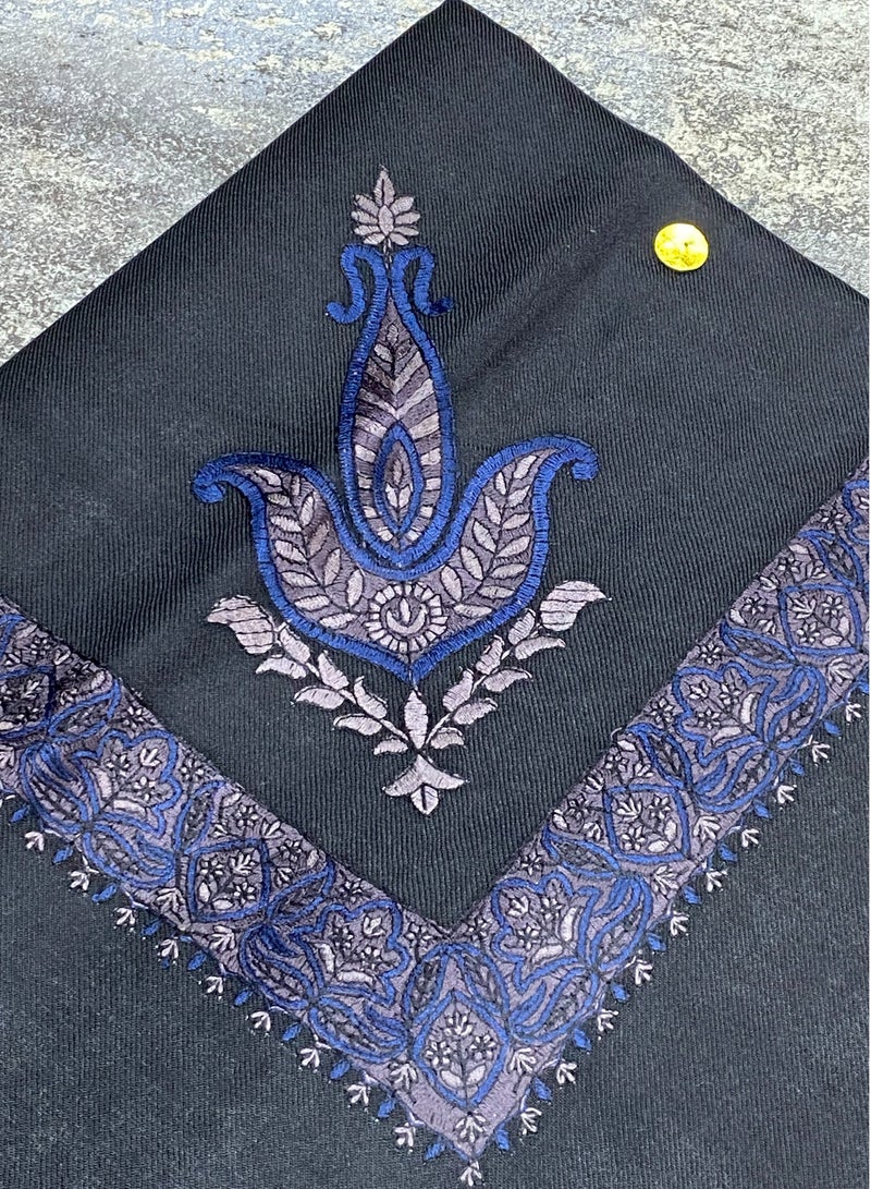 عمامة راس رجالي ، شال للرجل صيفي نقش خياطة ، شالات رجالية ، شيلان يمني عربي ، عصبة الراس ، قبعة صيفية ، هدايا رجالية ، هدايا للرجال ، الشال العربي ، عمامة سعودية اماراتية خليجية عمانية يمنية اسلامية - Image 2