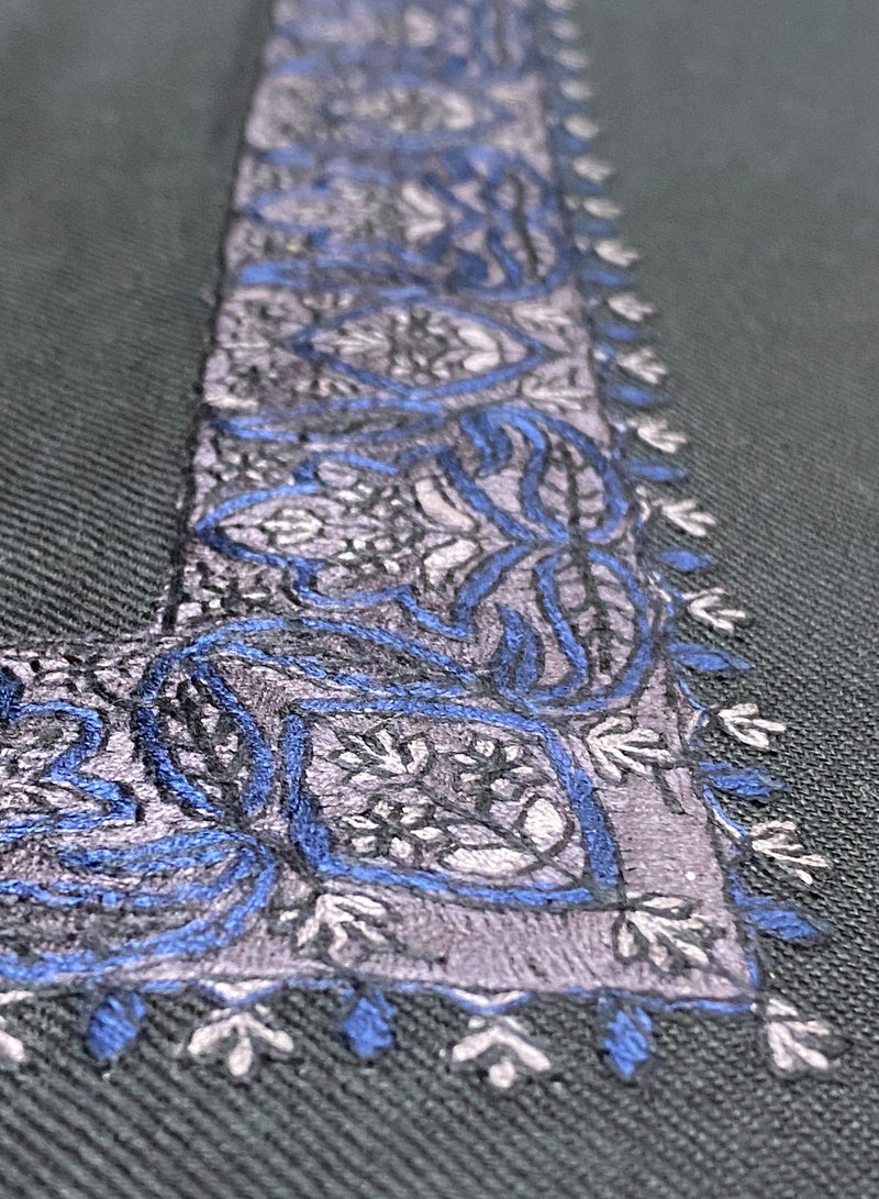 عمامة راس رجالي ، شال للرجل صيفي نقش خياطة ، شالات رجالية ، شيلان يمني عربي ، عصبة الراس ، قبعة صيفية ، هدايا رجالية ، هدايا للرجال ، الشال العربي ، عمامة سعودية اماراتية خليجية عمانية يمنية اسلامية - Image 3