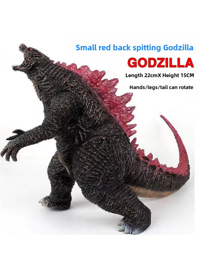 Wholesale/generation Of Nuclear Energy Injection Godzilla Red Lotus Movie Version Of The King Of Monsters Can Be Hand-made Model Toys-Color:small Size-Red Back Breath Godzilla ]  - Image 1