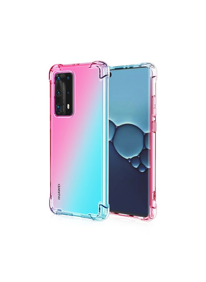 Generic - + Huawei Y7prime 2019 Anti-drop Y7A Huawei Y6 2019 Gradient Y9 2019 Phone Case Y7P Applicable-Color:Pink Purple-Applicable Model:Y9 Prime 2019/P Smart Z/Glory 9X Foreign Edition - Image 1