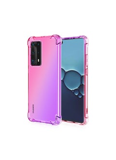 + Huawei Y7prime 2019 Anti-drop Y7A Huawei Y6 2019 Gradient Y9 2019 Phone Case Y7P Applicable-Color:Pink Purple-Applicable Model:Y9 Prime 2019/P Smart Z/Glory 9X Foreign Edition