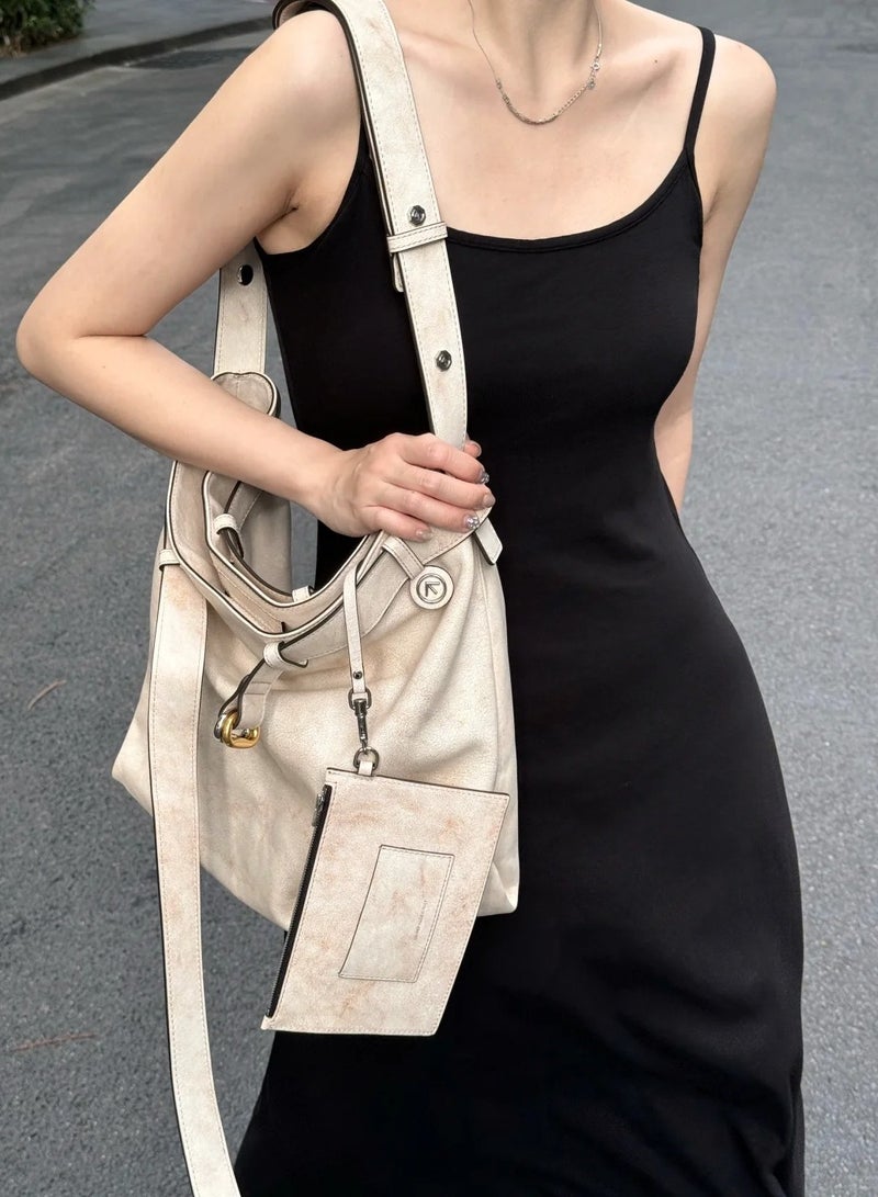 GT GROTTO Tote Bag Medium Mother Bag Crossbody Shoulder Bag - Image 5