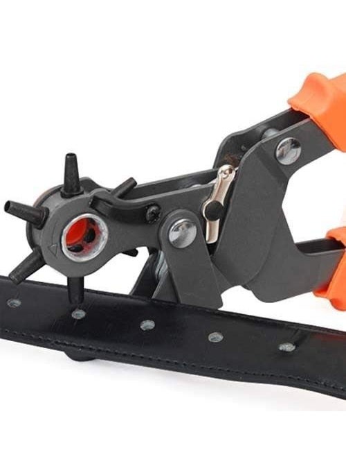 VUNEXO VUNEXO Metal Revolving Leather Belt Eyelet Hole Punch Puncher Plier Craft Tool 6 Sizes  - Image 3