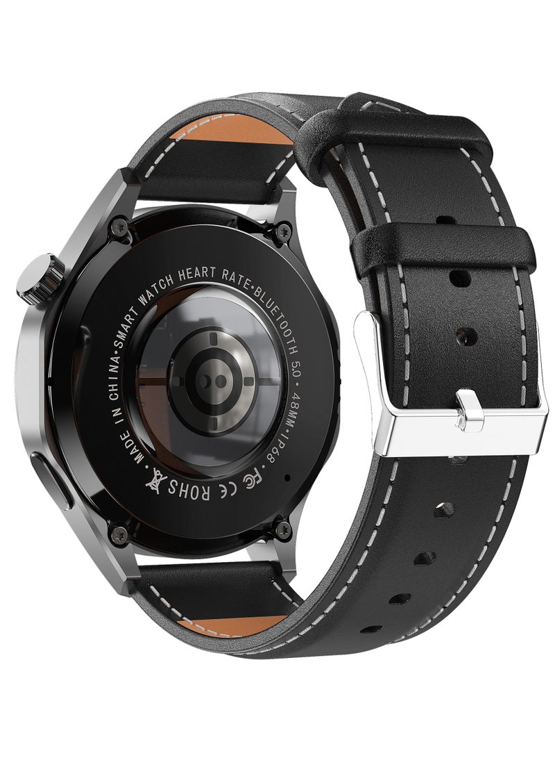 AROAQ WATCH GT 4 Pro Plus Smart Watch Men GPS 1.6 Inch AMOLED HD Screen IP68 Waterproof Long Battery Latest Smartwatch Gun Black - Image 4