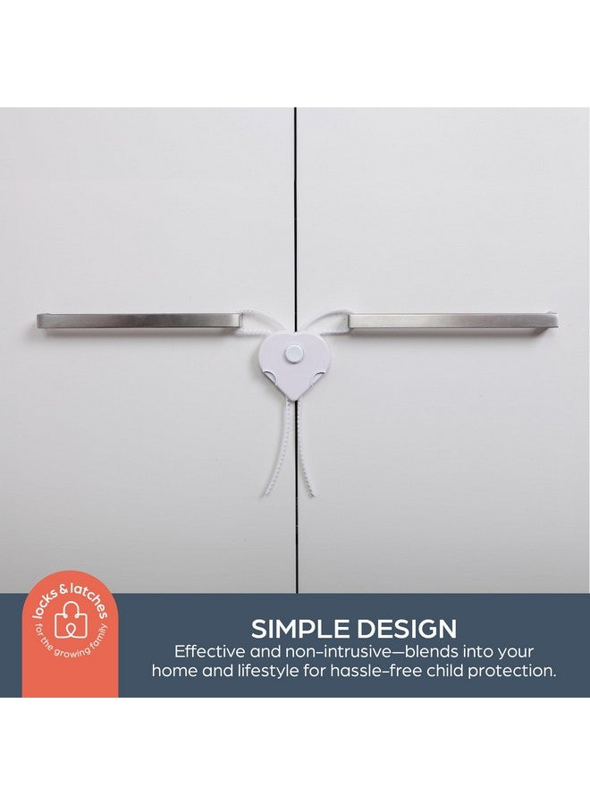 دريم بيبي أقفال خزائن دريم بيبي المقاومة للأطفال - أقفال مرنة لخزائن أمان الأطفال - ملائمة قابلة للتعديل مع خاصية تحرير متعددة الوظائف - Image 3