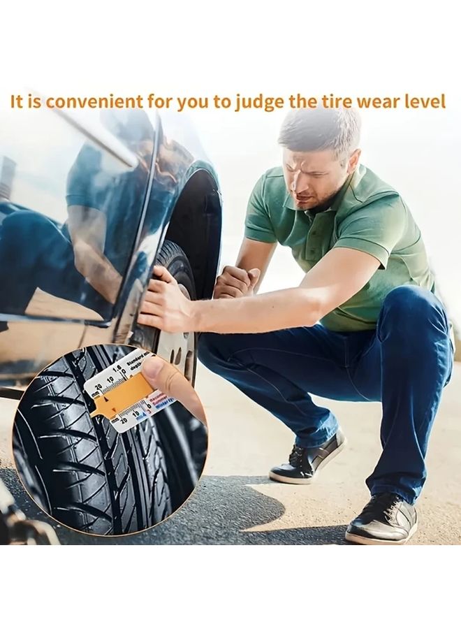 مقياس عمق مداس الإطار الأبيض، فرجار ورنير محمول من 0 إلى 20 ملم، أداة قياس متنقلة - Image 5