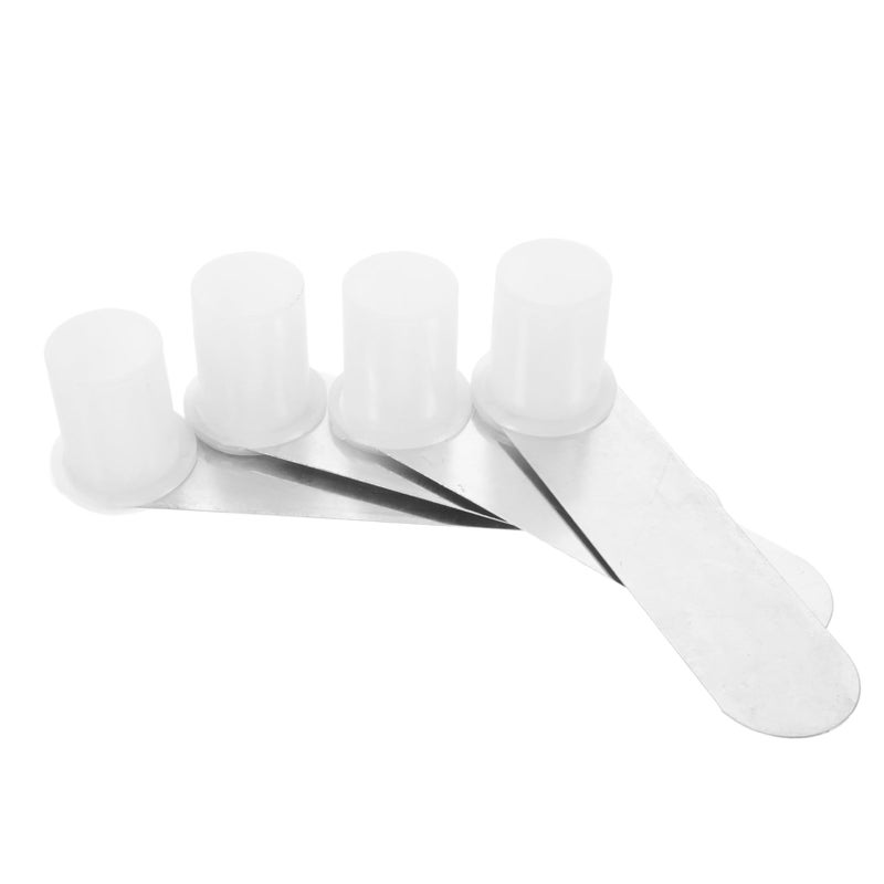 4pcs Bed Mosquito Net Bracket Replacement Parts Foot Plate Accessories - Image 2