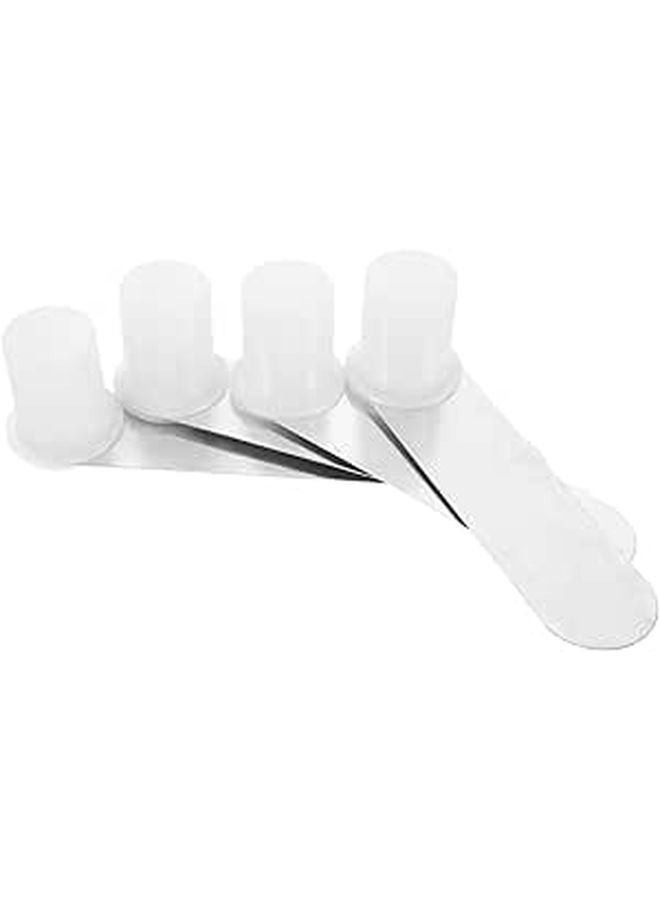 4pcs Bed Mosquito Net Bracket Replacement Parts Foot Plate Accessories - Image 1