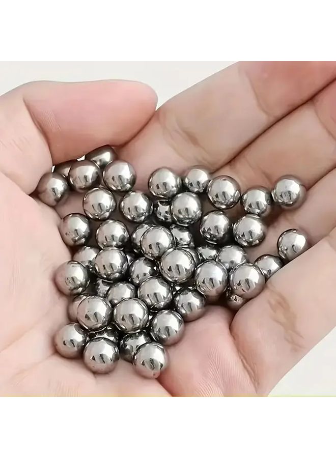 100 كرة فولاذية دقيقة 8 مم 0.31 بوصة مصقولة للمحامل والمكونات الميكانيكية الهندسية ومشاريع DIY - Image 5
