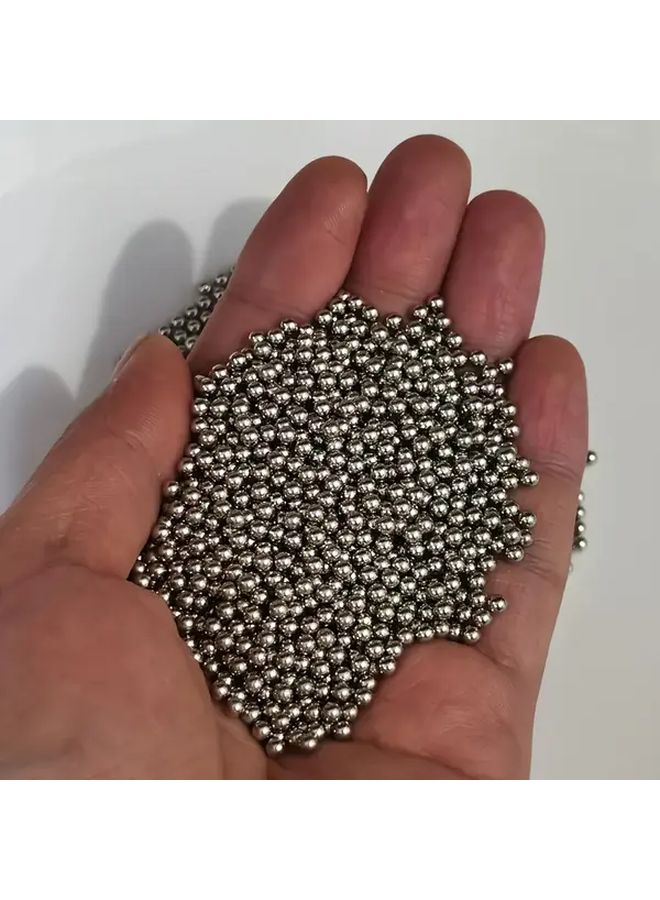 100 كرة فولاذية دقيقة 8 مم 0.31 بوصة مصقولة للمحامل والمكونات الميكانيكية الهندسية ومشاريع DIY - Image 3
