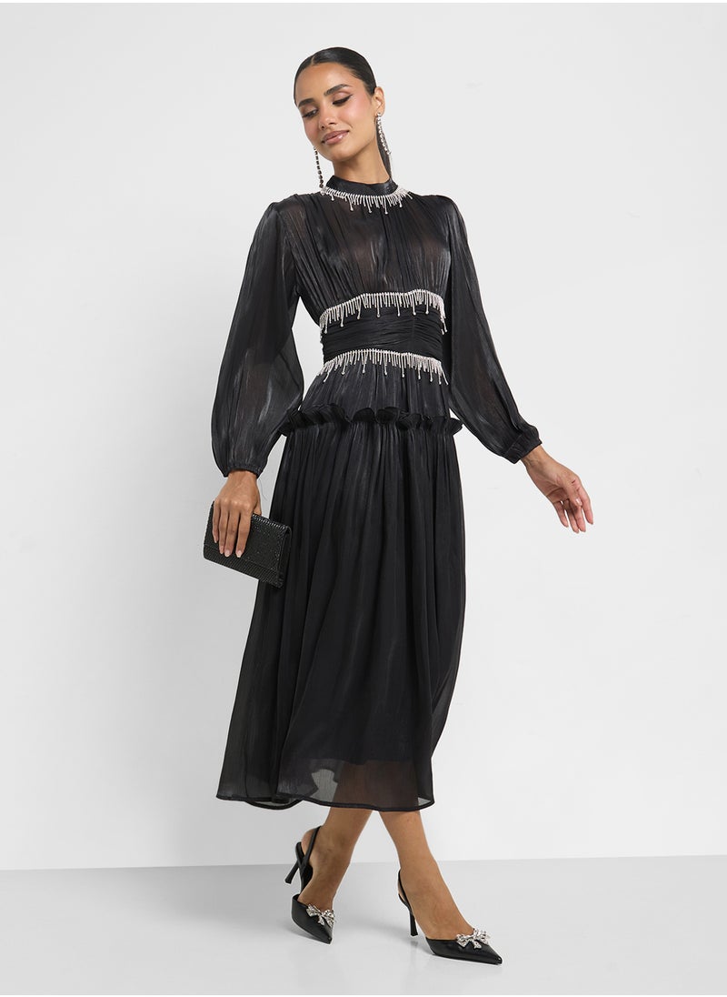 Khizana Evening Shimmer Dress  - Image 4