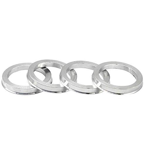 DCVAMOUS Alloy Aluminum Hub Centric Rings 106 to 87.1, Set of 4 - Performance Spigot Hubrings fit 87.1mm Vehicle Hub and 106mm Wheel Center Bore Compatible with Ford F150 Lincoln - Image 1
