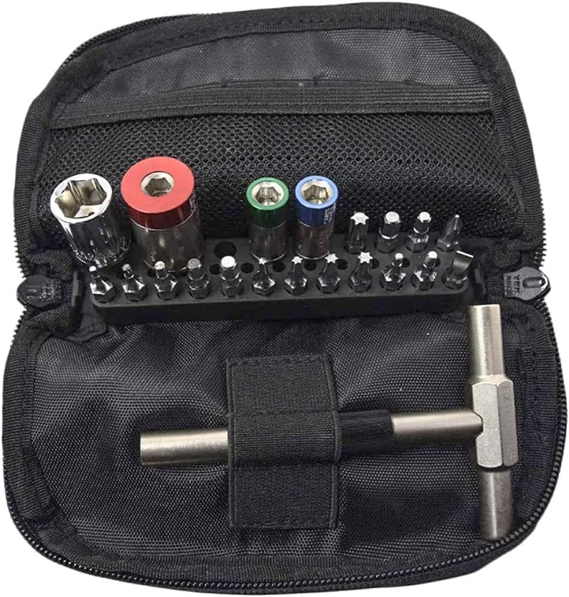 Fix It Sticks FISTLS19 Miniature Torque Limiter Kit with 16 Bit Drivers and Zippered Deluxe Case - Image 1