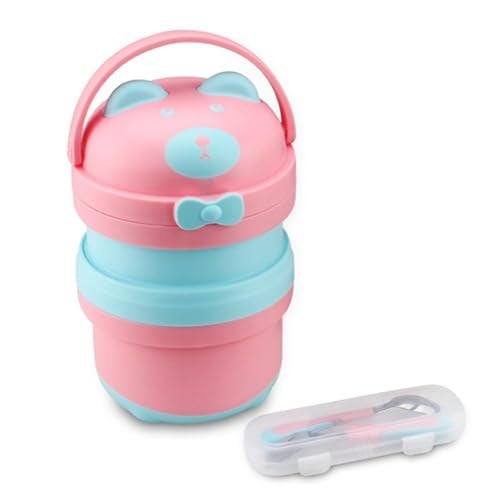ONE AND ONLY Lunch Box for Boys and Girls Bowls Baby Bowl Kids Bowl Baby Utensils BPA-Free Airtight Container Stainless Steel Toddler Snack Box Gift Baby Feeding Bowl Set - Image 1